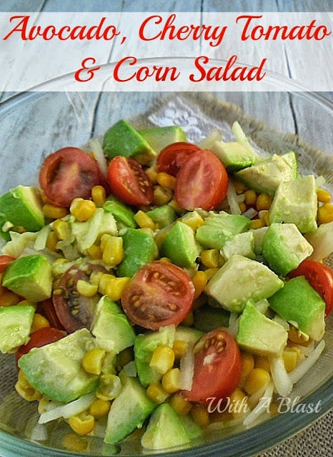 Avocado Cherry Tomato and Corn Salad