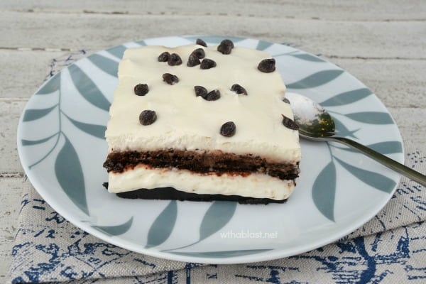 Creamy Oreo Dessert (a.k.a Chocolate Lasagna) - This is the easiest, creamiest Oreo Dessert EVER and perfect to take to a family gathering or party.