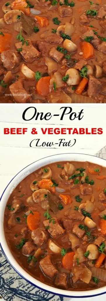 Low-Fat Beef and Vegetables One Pot