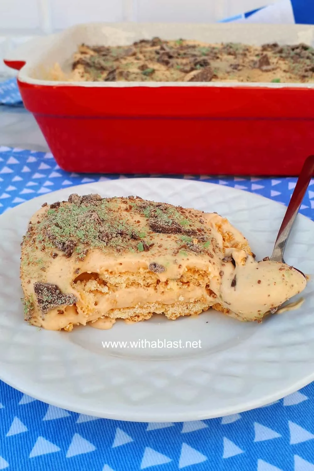 Peppermint Crisp Tart