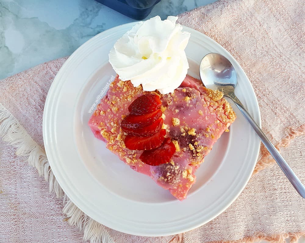 Strawberry Yogurt Tart is a sweet, slightly tart, no-bake dessert and so perfect during Spring or Summer or whenever, as canned Strawberries are used in the filling.