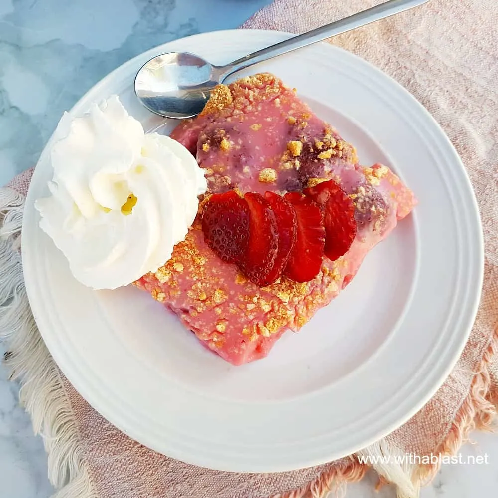 Strawberry Yogurt Tart is a sweet, slightly tart, no-bake dessert and so perfect during Spring or Summer or whenever, as canned Strawberries are used in the filling.