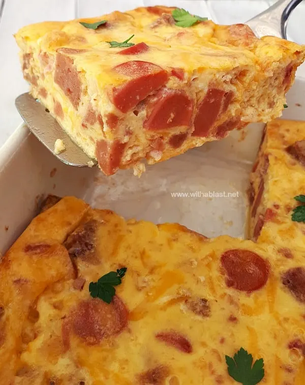 Easy, mix and bake Savory Tart, perfect for dinner, lunch and can be served warm or cold