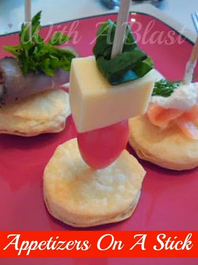 Appetizers On A Stick ~ Pick one of 3 --- or make all 3 ! Quick, easy & fun Appetizers #Appetizers #FoodOnAStick Appetizers On A Stick ~ Pick one of 3 --- or make all 3 ! Quick, easy & fun Appetizers #Appetizers #FoodOnAStick
