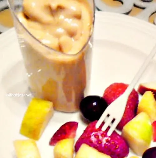 Only two ingredients in this decadent Caramel Yogurt Dip ! Perfect for parties and can be served in small individual bowls or one large on a platter Only two ingredients in this decadent Caramel Yogurt Dip ! Perfect for parties and can be served in small individual bowls or one large on a platter