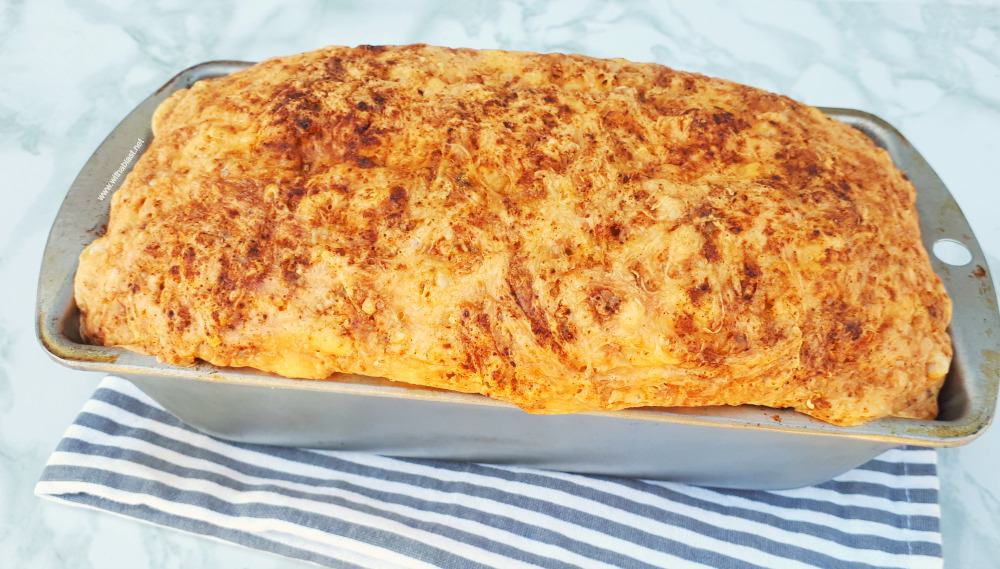 Herb And Cheese Bread (Mix-N-Bake) is soft and fluffy. The perfect bread to serve with soup as well as with any sandwich savory fillings.
