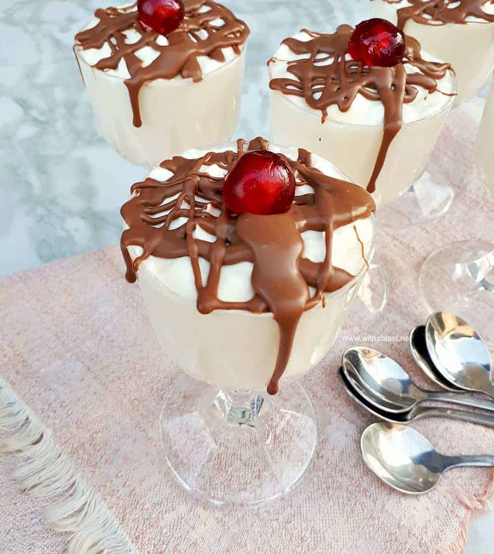 White Chocolate Mousse is so quick and easy to make and is perfect not only as a casual dessert, but for entertaining as well [make ahead friendly recipe]