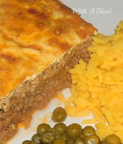 Bobotie ~ Traditional South-African dish served with yellow rice #Bobotie #ComfortFood