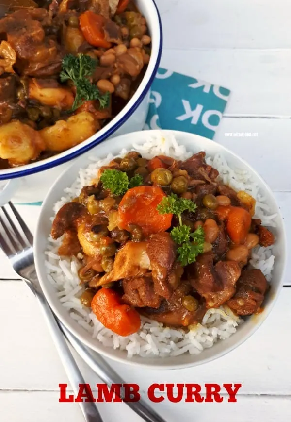 Lamb Curry is rich, tasty comfort food ! Fall-off-the-bone tender and loaded with vegetables - the perfect dinner for cooler evenings and ideal for entertaining too.