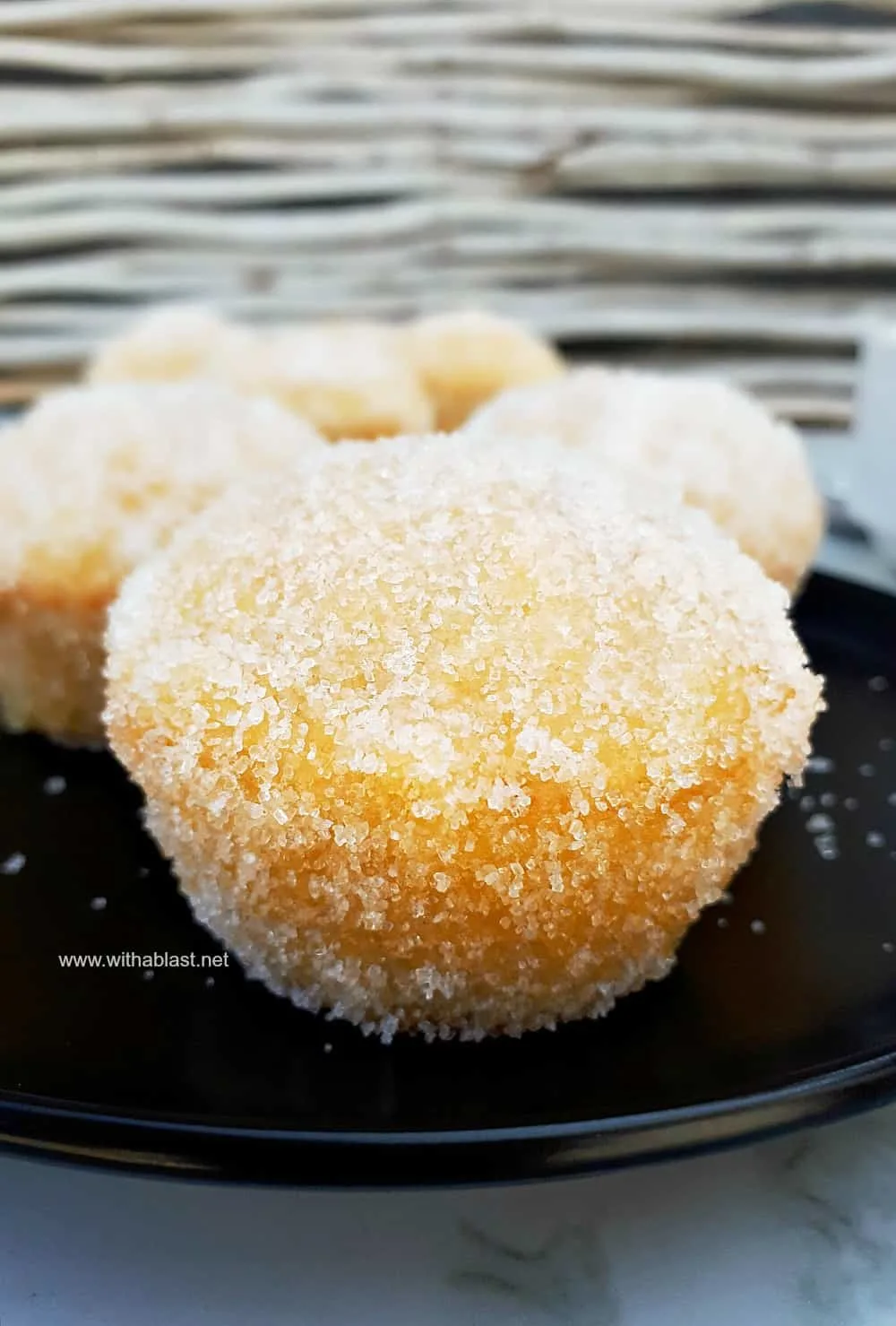 Sugar Donut Muffins are a cross between a donut and a muffin and always a winner to add to a sweet party platter - so quick and easy to make too !