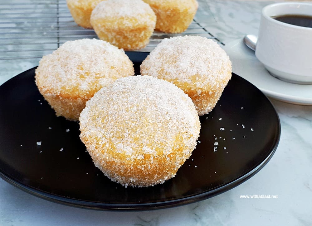 Sugar Donut Muffins are a cross between a donut and a muffin and always a winner to add to a sweet party platter - so quick and easy to make too !