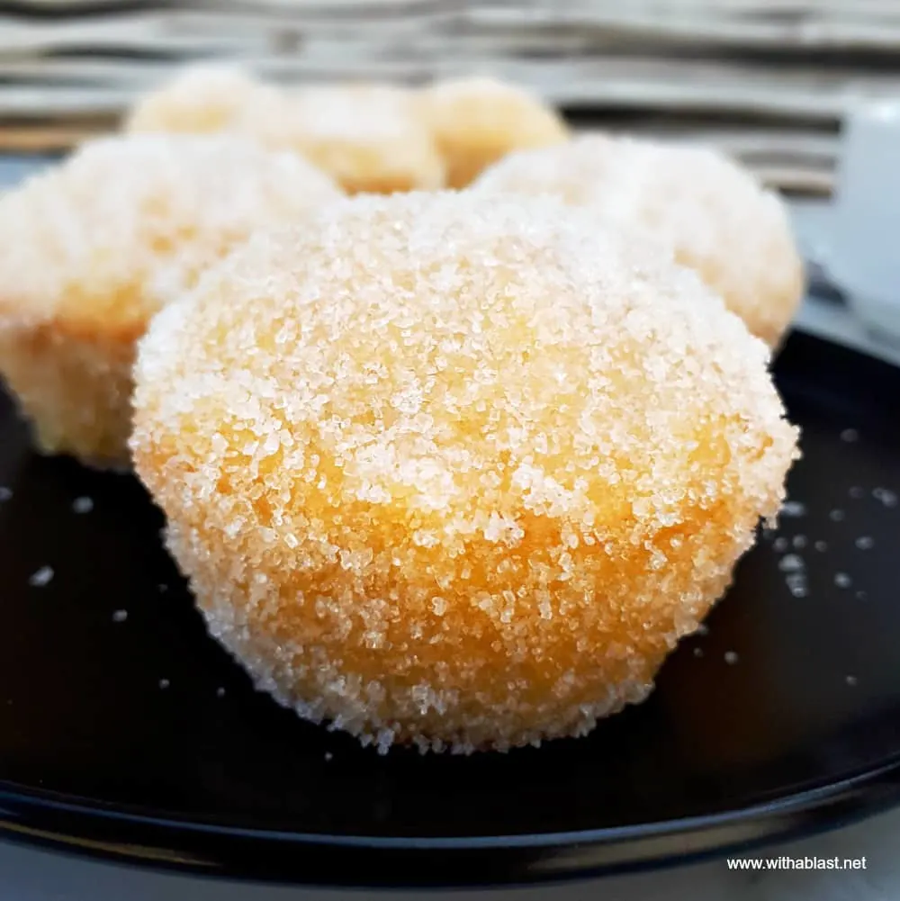 Sugar Donut Muffins are a cross between a donut and a muffin and always a winner to add to a sweet party platter - so quick and easy to make too !