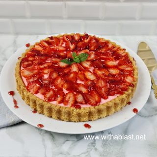 Strawberry Cream Cheese Flan