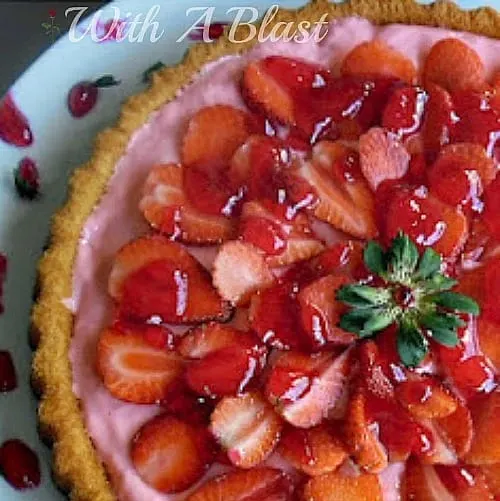 Strawberry Cream Cheese Flan