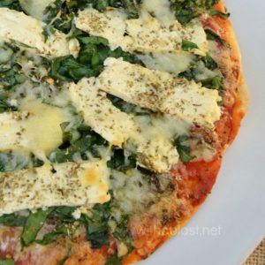 Feta and Spinach Pizza