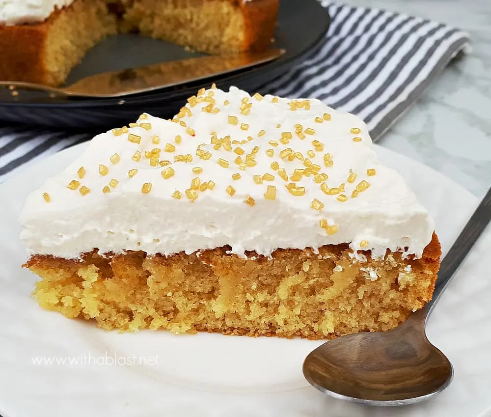 The perfect cake recipe for a moist Ginger Cream Cake - quick, easy and ideal to make for unexpected guests and always a tea time winner