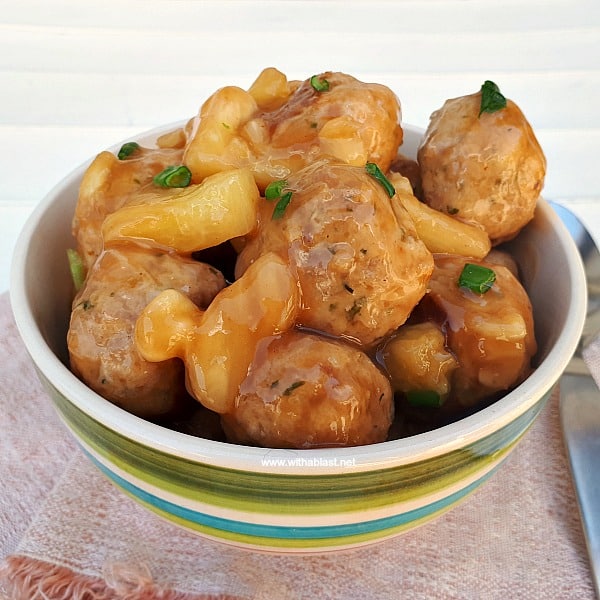 Sweet and Sour Pork Meatballs