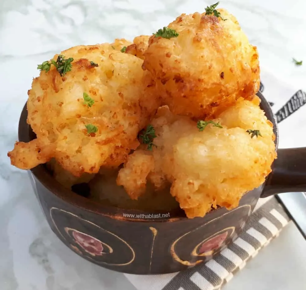 Cauliflower Puffs are delicious to serve as a side dish or snack and even the picky eaters loves Cauliflower made this way !