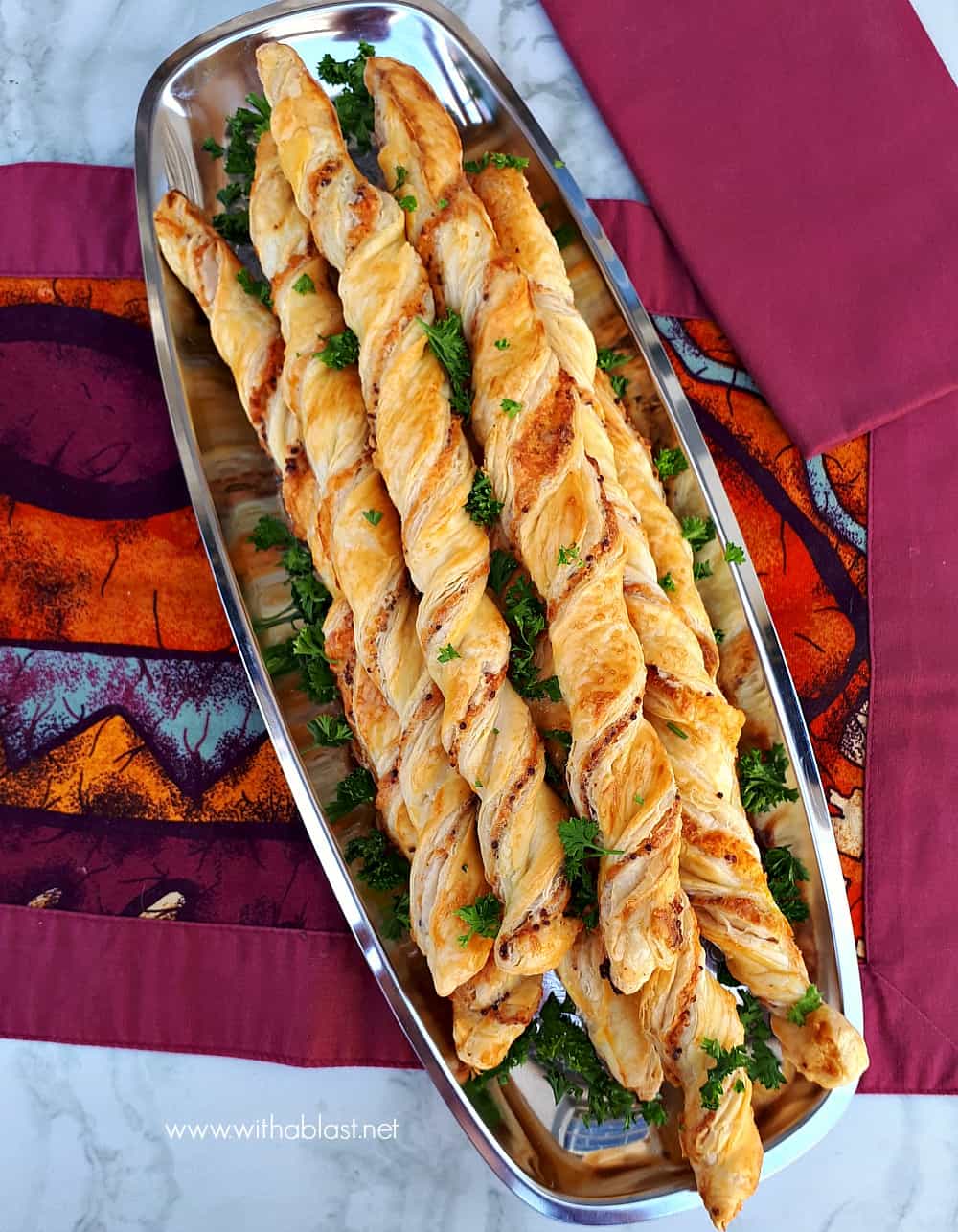 The most basic, easiest and quickest recipe for Cheese and Mustard Straws - always a winner at parties and family / friends gatherings !
