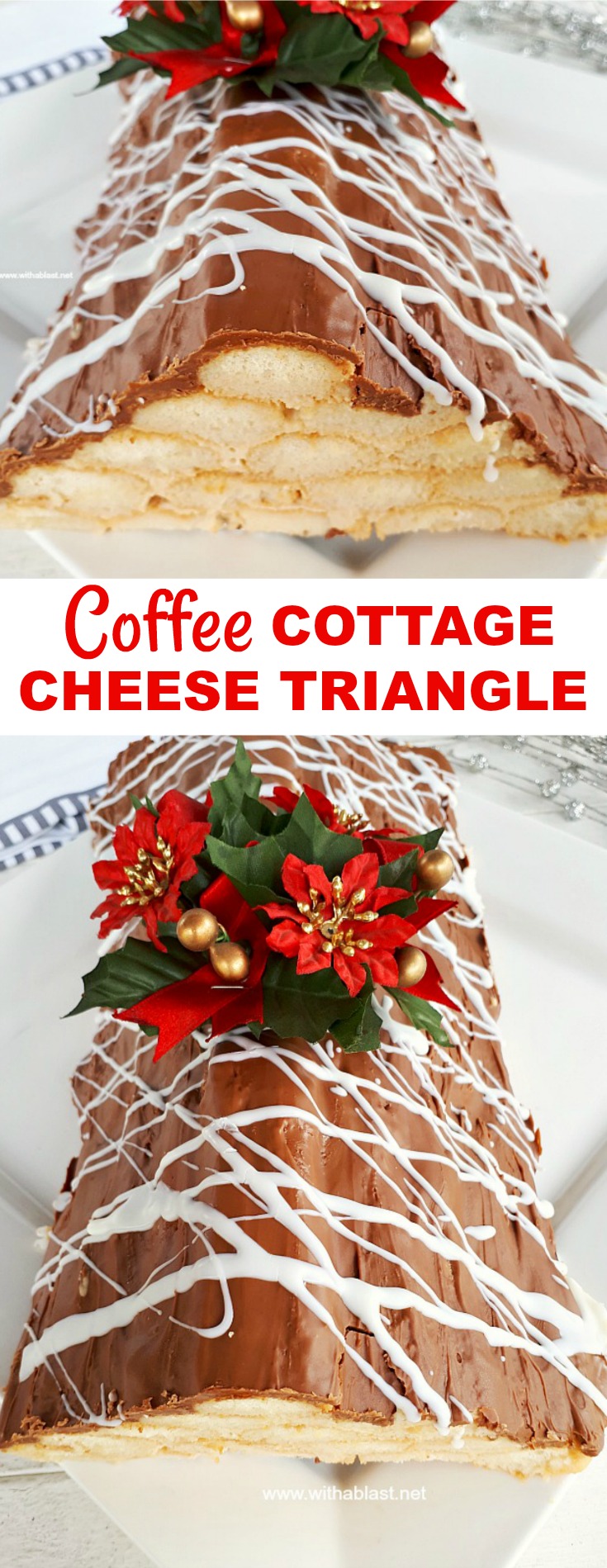 Coffee Cottage Cheese Triangle