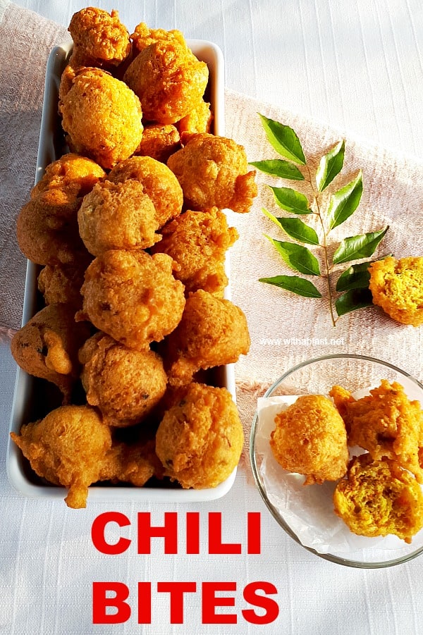 Looking for a quick savory snack with a bite ? These Chili Bites are quick and easy to make and the perfect snack on Game Day or as part of a savory platter