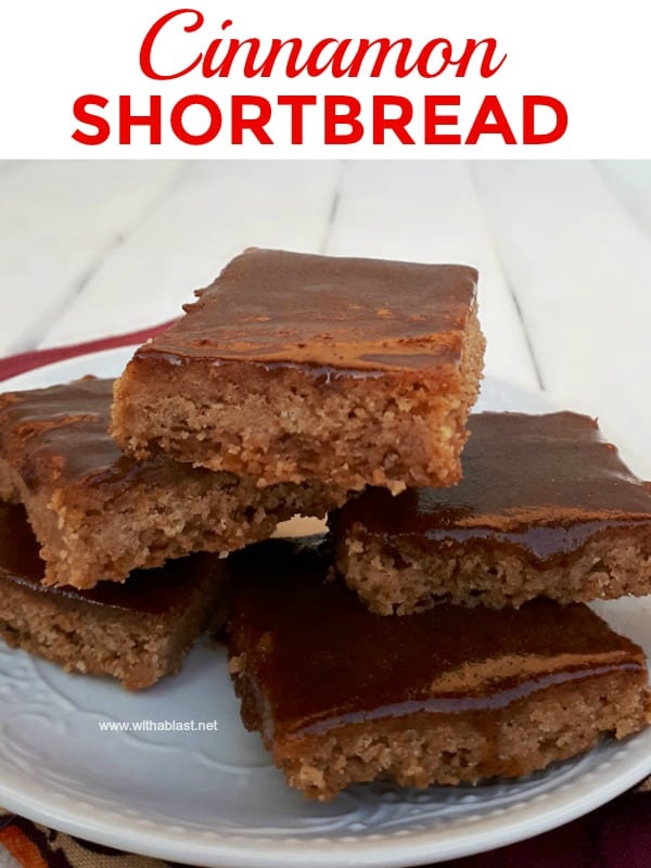 Buttery, melt-in-the-mouth Cinnamon Shortbread is a must to add to your Fall and/or Christmas baking list #ShortbreadRecipe #EasyShortbread #CinnamonShortbread #Cookies #CookieRecipes