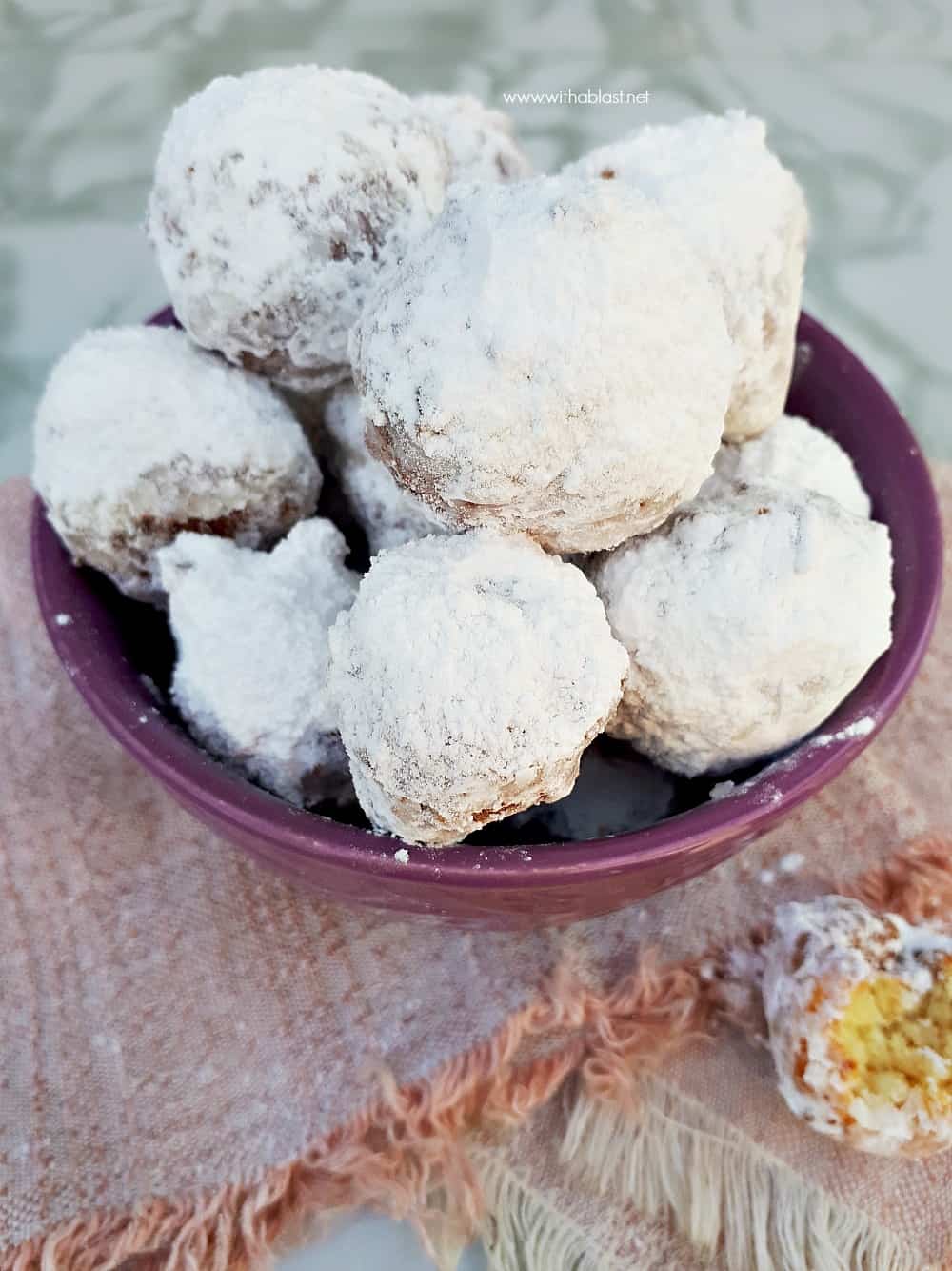 Italian Zeppole is the most delicious sweet treats ! Deep-fried dough, almost like a beignet but much chewier and more dense - more of a Ricotta donut.