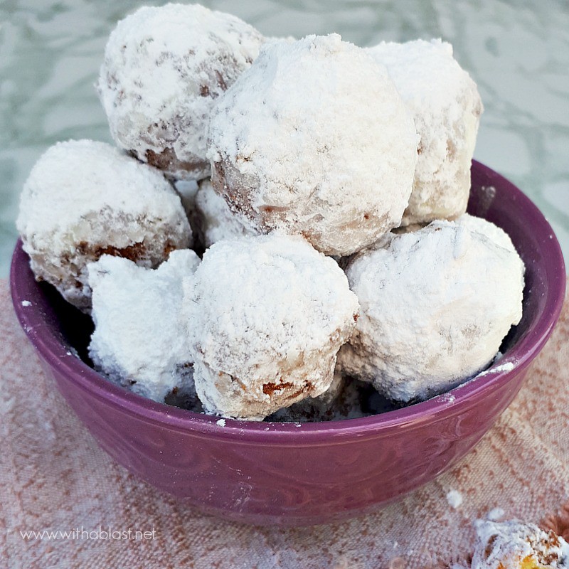 Italian Zeppole is the most delicious sweet treats ! Deep-fried dough, almost like a beignet but much chewier and more dense - more of a Ricotta donut