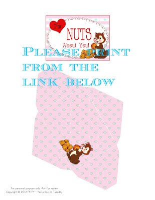I'm Nuts About You is a great Valentines Day gift idea. Inexpensive and a link to the printable note and envelope. Ever so cute !