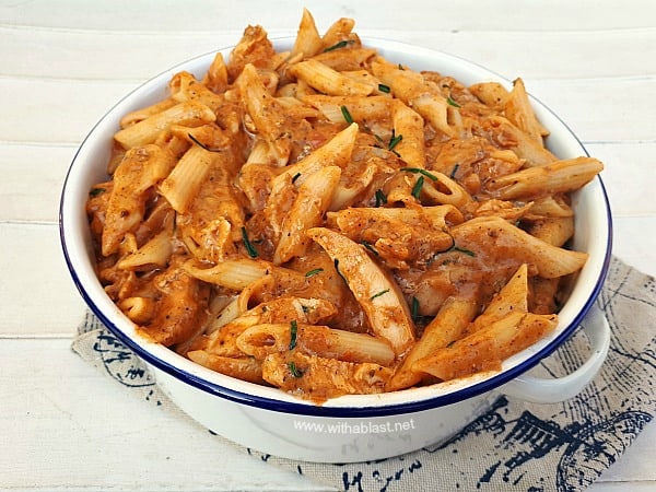 Lightly spiced, creamy Cajun Chicken Pasta makes a delicious, quick [20 minutes!] and easy dinner. Very filling and a wonderfully comforting dish !