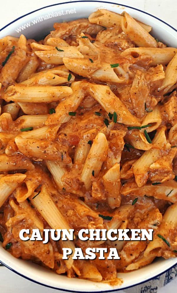Lightly spiced, creamy Cajun Chicken Pasta makes a delicious, quick [20 minutes!] and easy dinner. Very filling and a wonderfully comforting dish !