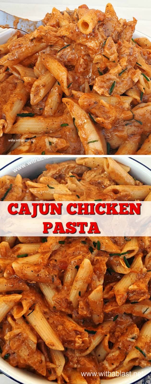 Lightly spiced, creamy Cajun Chicken Pasta makes a delicious, quick [20 minutes!] and easy dinner. Very filling and a wonderfully comforting dish !