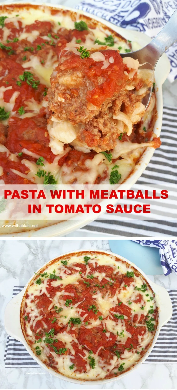 Pasta and Meatballs in Tomato Sauce 