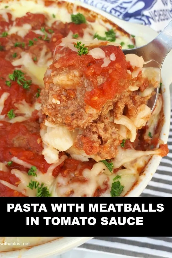 Pasta and Meatballs in Tomato Sauce