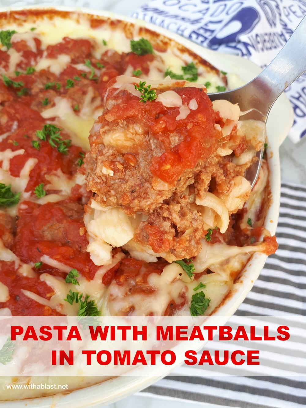 Pasta and Meatballs in Tomato Sauce