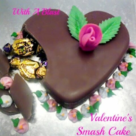 Valentine's Smash Cake