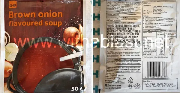 Sticky Raisin Chicken - Soup Ingredient