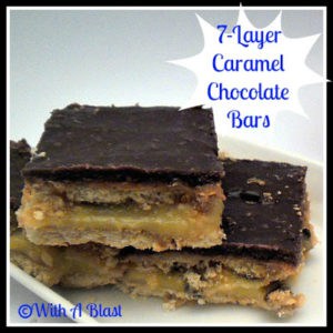 7-Layer Caramel Chocolate Bars