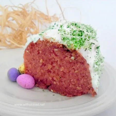 Strawberry cake with Marshmallow Frosting