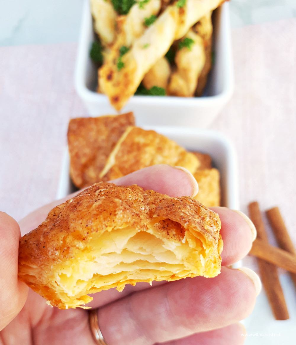  Bouchée de sucre à la cannelle Feuilletée 