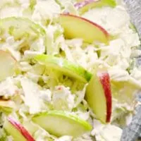 Apple Cabbage and Cottage Cheese Salad