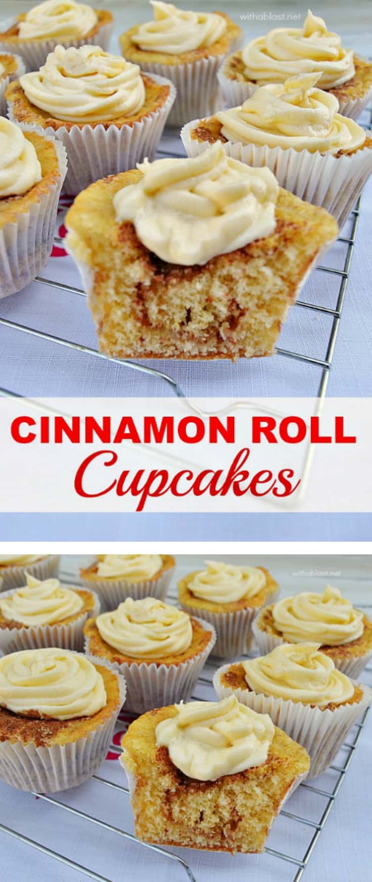 Cinnamon Roll Cupcakes