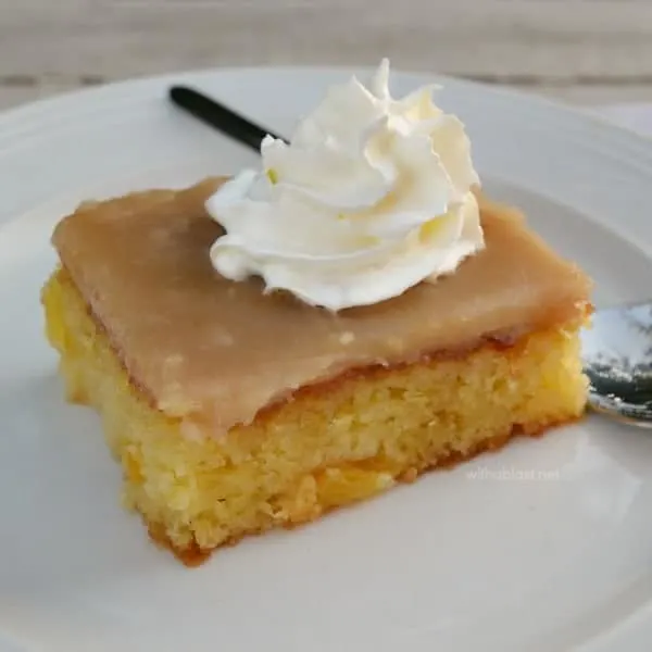 Pineapple Poke Bars are soft, moist dessert cake bars with a self frosting. A delicious all season dessert which any pineapple loving family would love !