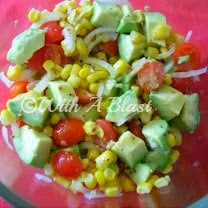 Avocado Cherry Tomato and Corn Salad