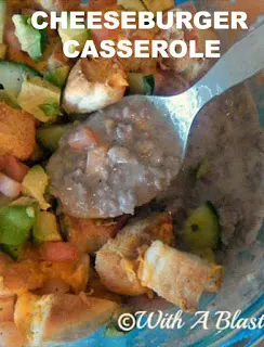 Comfort food at it's best in this family favorite Cheeseburger Casserole !
