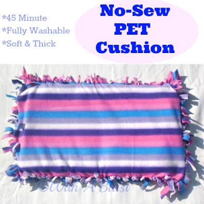 No-Sew Pet Cushion ~ Soft and thick ~ 45 minutes to make ! #NoSew #PetCushion #Pets No-Sew Pet Cushion ~ Soft and thick ~ 45 minutes to make ! #NoSew #PetCushion #Pets