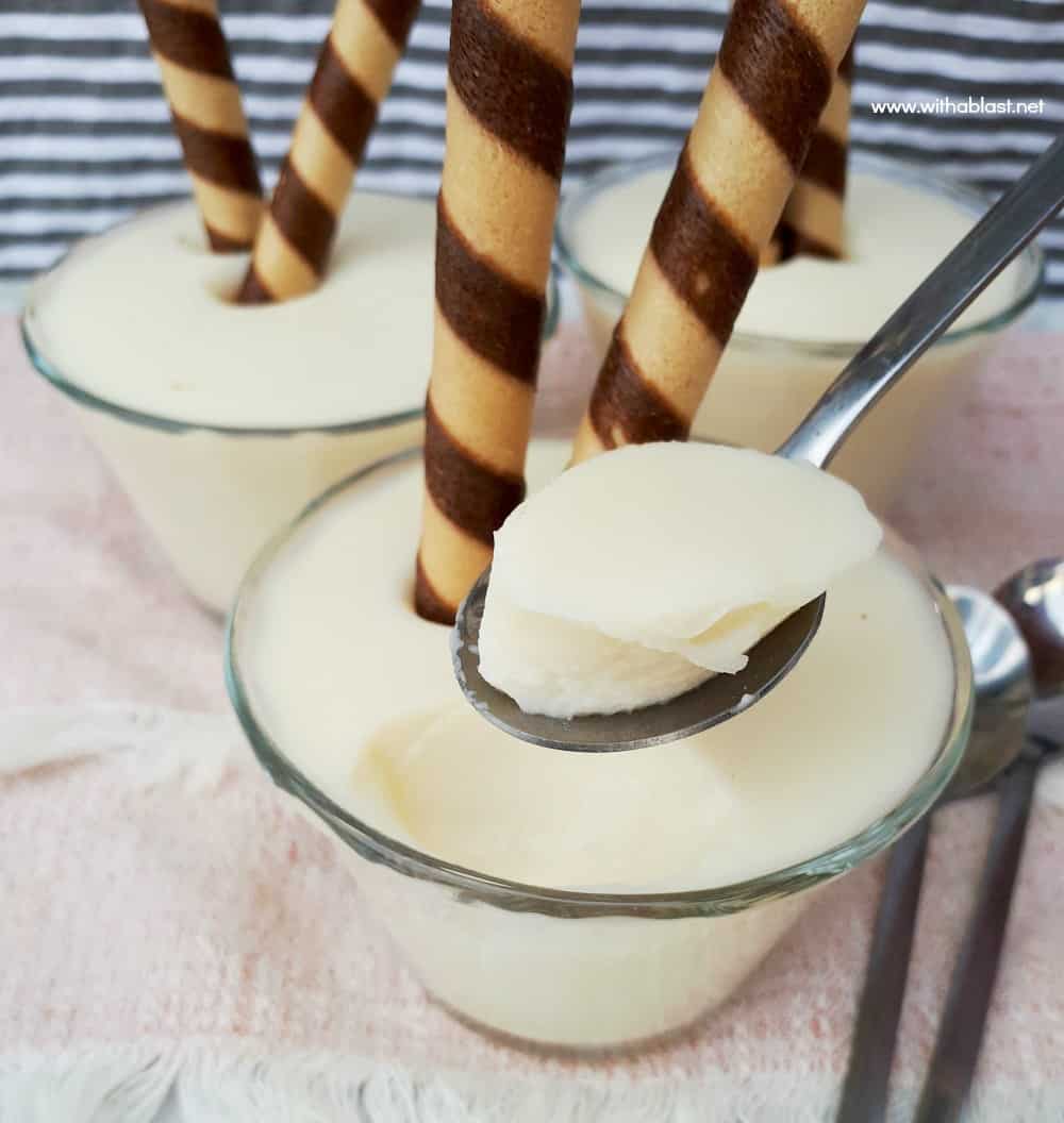 White Chocolate Panna Cotta with a delicious, slightly tart twist. Smooth and so creamy - this is a very easy recipe and one sure to become a family favorite