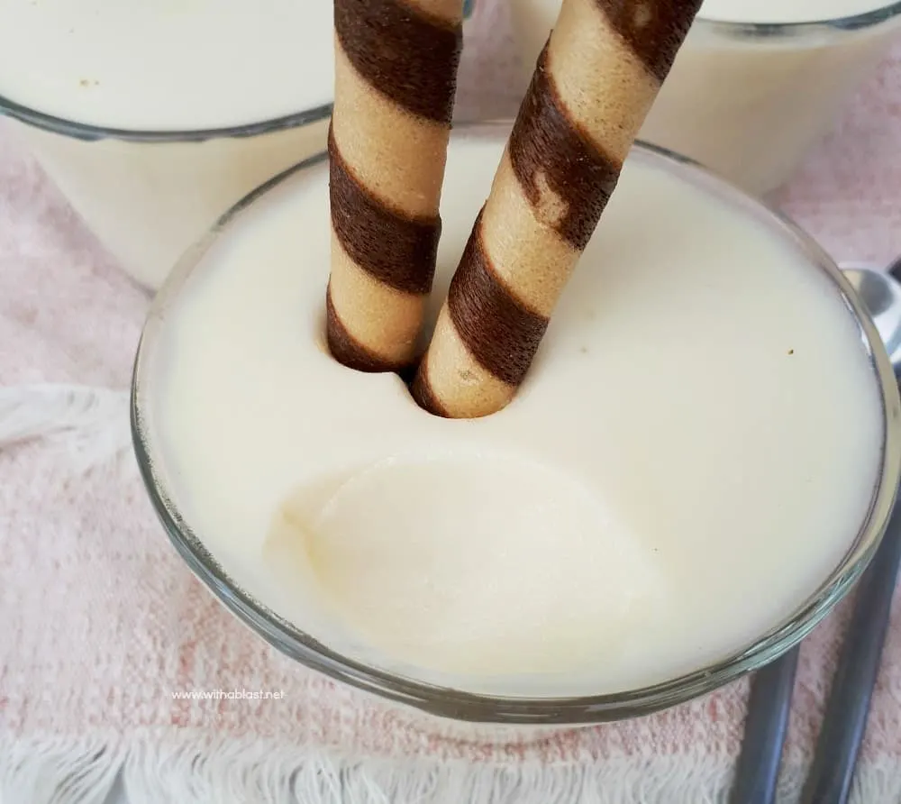 White Chocolate Panna Cotta with a delicious, slightly tart twist. Smooth and so creamy - this is a very easy recipe and one sure to become a family favorite