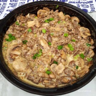 Beef Stroganoff with Wholegrain Mustard