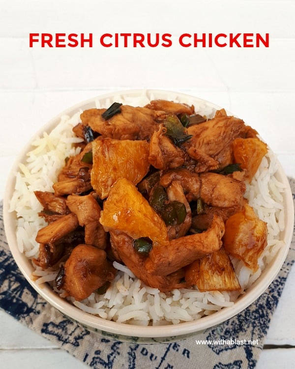 Must try 25 minute Chicken dinner recipe ! Bursting with citrus flavors ! #Chicken #EasyDinner